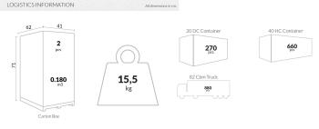Стол пластиковый складной Сиеста Скай Фолдинг Тейбл 60(Стол пластиковый складной Siesta Sky Folding Table 60)