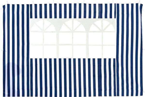 Стенка для садового тента Green Glade с окном 4120 синяя